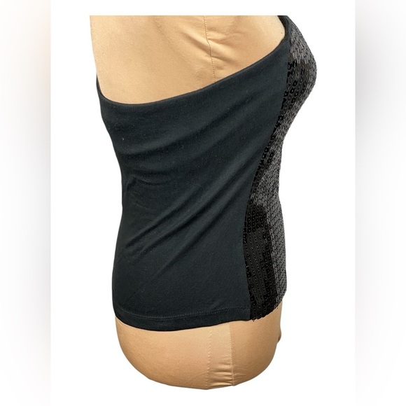 🖤 The Limited Y2K Black Sequin Tube Top NWT Small‎ - Picture 6 of 11